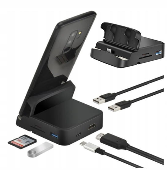 STACJA DOKUJĄCA 8w1 SAMSUNG DEX USB-C HDMI 4K HUB - zdjęcie 1