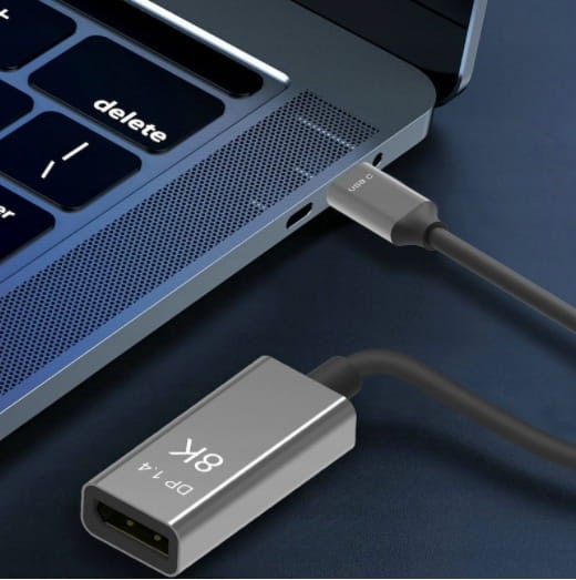 Kabel Adapter USB-C DisplayPort 1.4 8K 5K 4K 240Hz - zdjęcie 2