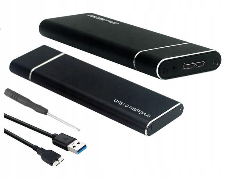 Adapter dysku SSD m.2 USB 3.0 NGFF obudowa m2 SATA Zenwire BS-2809 - zdjęcie 2