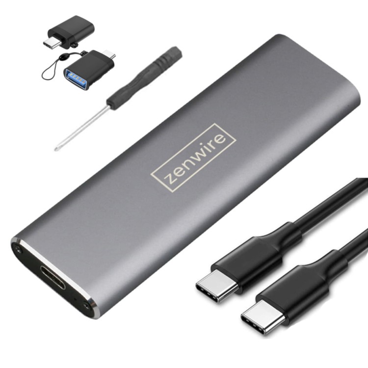 Adapter Kieszeń na dysk SSD m.2 USB-C obudowa m2 SATA Zenwire - zdjęcie 2