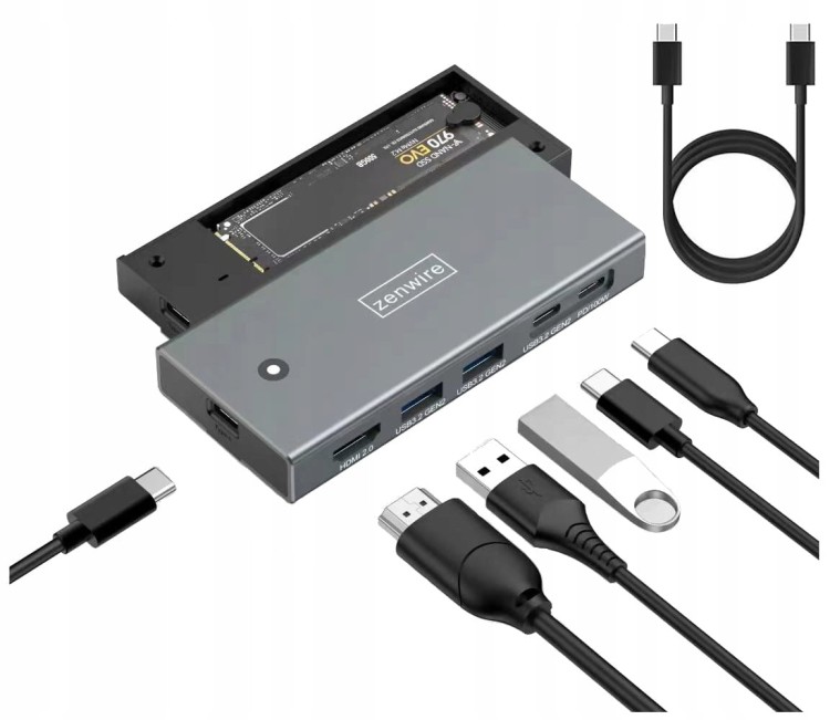 Huby i adaptery USB-C - Zenwire - Kup teraz