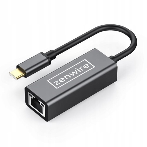 Karta Sieciowa 1000 Mbps HUB USB-C 3.1 Fast Ethernet Przejściówka Adapter Zenwire YG-2121 - zdjęcie 1