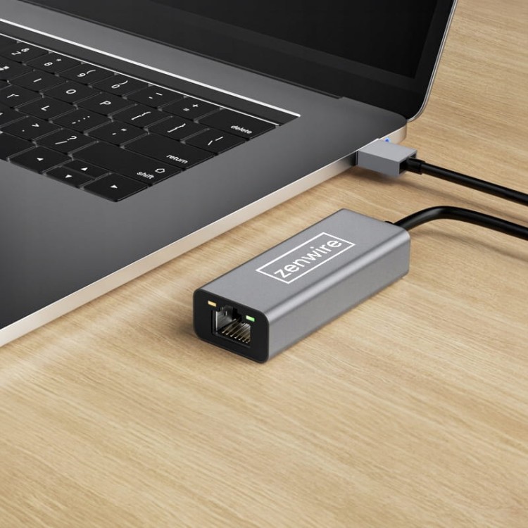Karta Sieciowa 1000 Mbps HUB USB-C 3.1 Fast Ethernet Przejściówka Adapter Zenwire YG-2121 - zdjęcie 5
