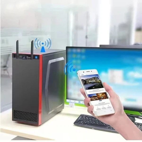 Adapter Karta Sieciowa USB 3.0 WiFi 1300Mb Zewnętrzna 5Ghz Zenwire WD-4605AC - zdjęcie 4