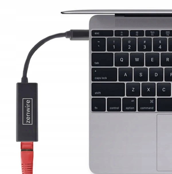 Karta Sieciowa 1000 Mbps HUB USB-C 3.1 Fast Ethernet Przejściówka Adapter Zenwire YG-2121 - zdjęcie 4