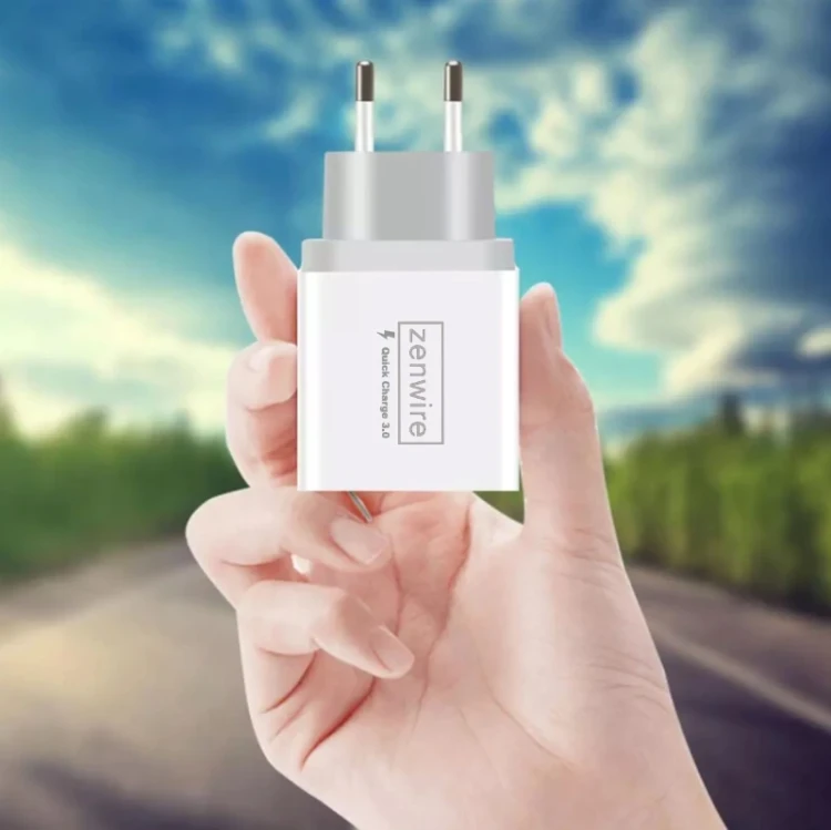 ŁADOWARKA QUICK CHARGE 3.0 SZYBKA 3x USB ZENWIRE - ZDJĘCIE 3