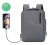 PLECAK NA LAPTOPA TORBA 2w1 SZARY USB 15 15,6 CALI - zdjęcie 3