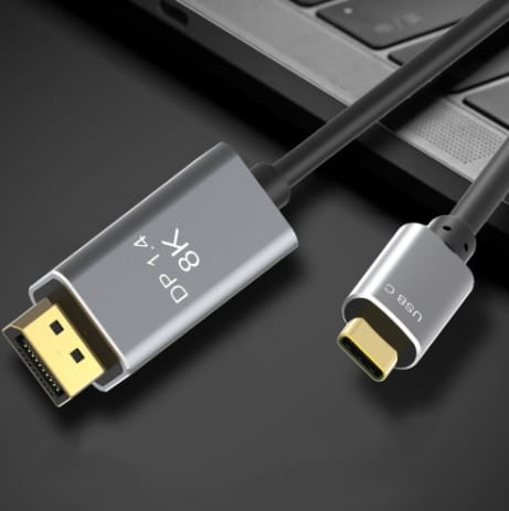 KABEL USB-C DisplayPort 8K 5K 4K Display Port MACBOOK Thunderbolt 3.0 /4.0 240Hz Zenwire ZC-1 - zdjęcie 5